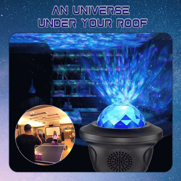 LED Star Galaxy Starry Sky Projector Night Light Bluetooth Speaker