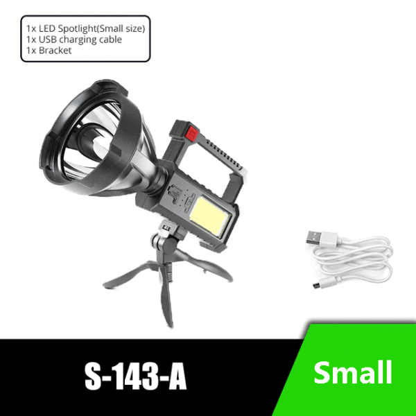 Rechargeable Handheld Spotlight Flashlight 90000 High Lumens