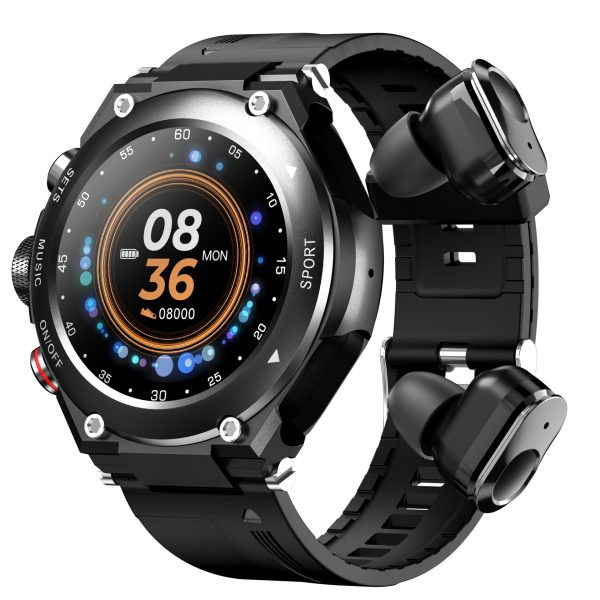 2 in 1 Smart Watch with Wireless Earphones