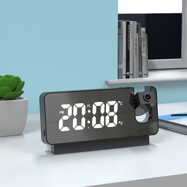 Mirror Projection Alarm Clock