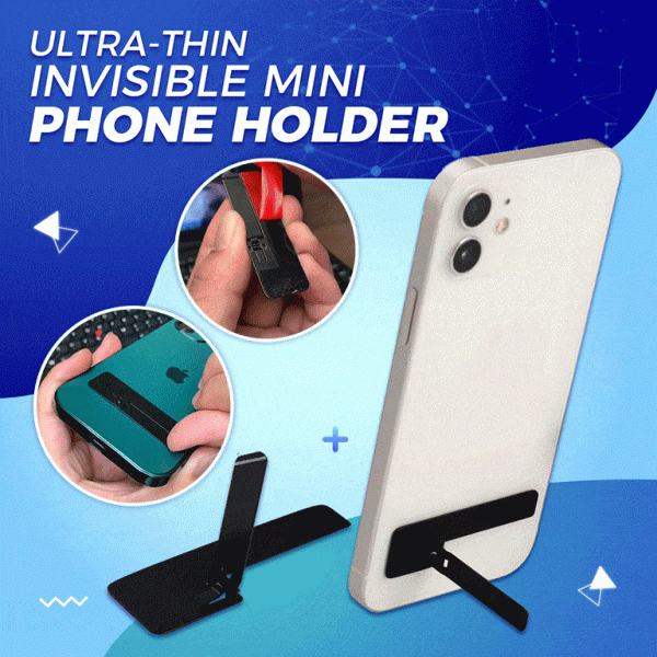 Ultra-thin invisible mini phone holder