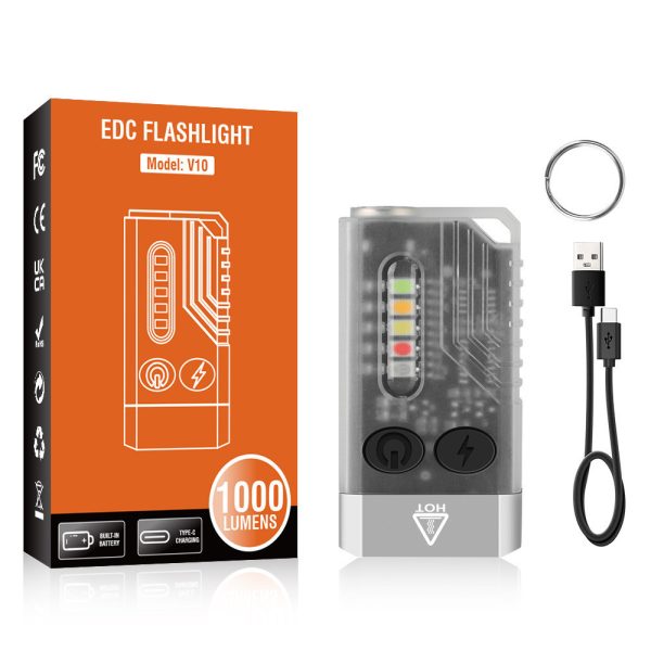Small Powerful Long Range Super Bright EDC Flashlight