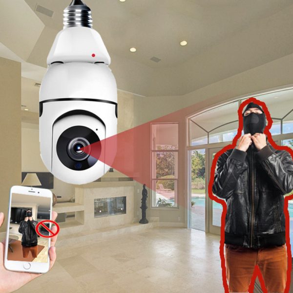 Wireless Wifi Light Bulb Camera Security Camera