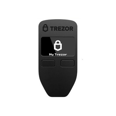 Trezor Model One - The Original Cryptocurrency Hardware Wallet, Bitcoin Security, Store & Manage Over 7000 Coins & Tokens, Easy-to-Use Interface, Quick & Simple Setup